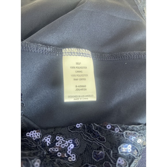 Emerald Sundae Juniors Sequined Lace Fit & Flare Glam Party Dress Small - Picture 10 of 11